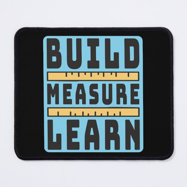 Item preview, Build Measure Learn Blue designed and sold by bettercolors.