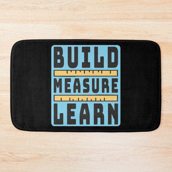 Item preview, Build Measure Learn Blue designed and sold by bettercolors.