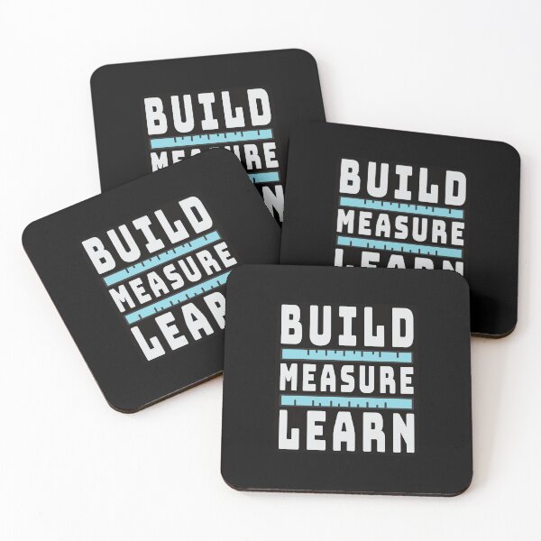 Item preview, Build Measure Learn Black designed and sold by bettercolors.