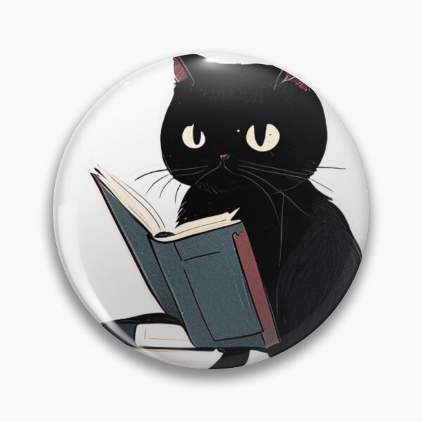 Item preview, Cat reading,The reading , writing, Don't Ask What I'm Reading . designed and sold by Monarch007.