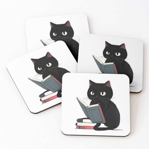 Item preview, Cat reading,The reading , writing, Don't Ask What I'm Reading . designed and sold by Monarch007.