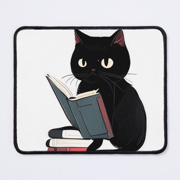 Item preview, Cat reading,The reading , writing, Don't Ask What I'm Reading . designed and sold by Monarch007.