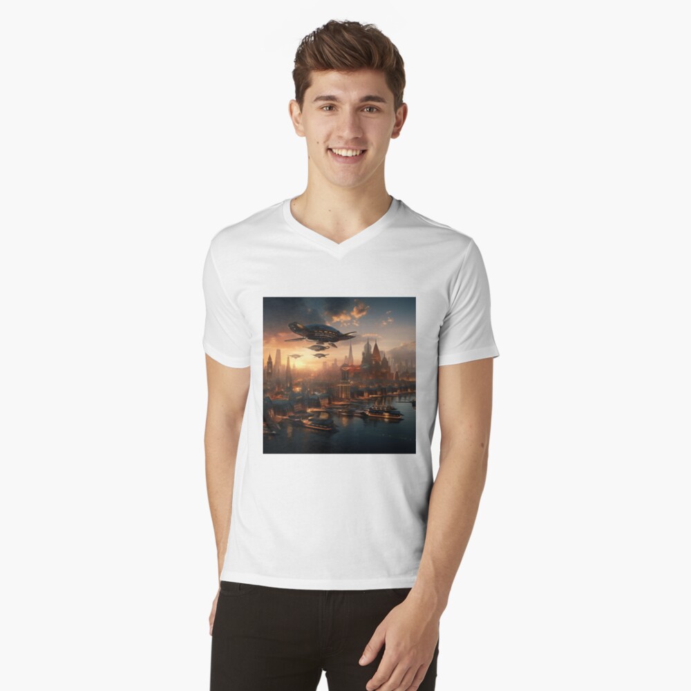 Item preview, V-Neck T-Shirt designed and sold by garretbohl.
