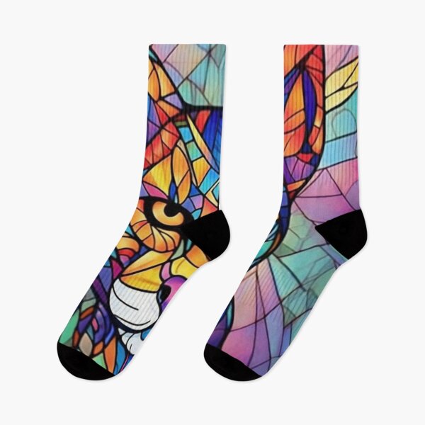 Artikelvorschau, Buntglas-Katzenmuster entworfen und verkauft von Desfix.
