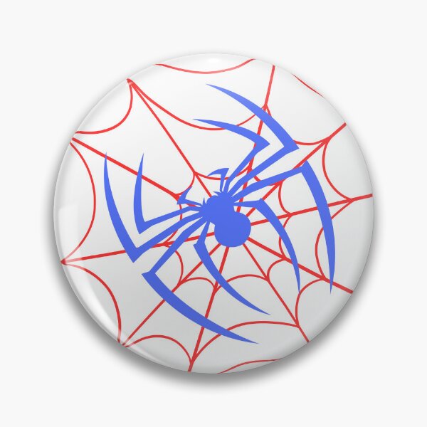 Item preview, Araña en una red, colores rojo y azul. designed and sold by Designfs.