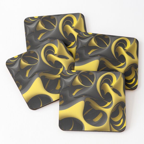 Artikelvorschau, Black and yellow abstract pattern entworfen und verkauft von Rothnaric.