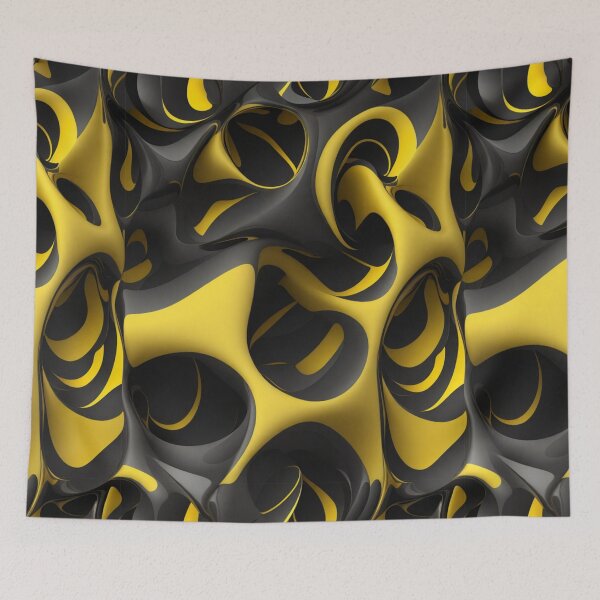 Artikelvorschau, Black and yellow abstract pattern entworfen und verkauft von Rothnaric.