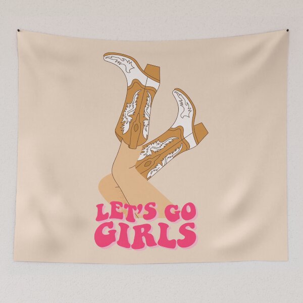 Item preview, Female legs in cowboy boots. Let s go girls. Cowgirl wears boots. designed and sold by CoCoArt-Ua.