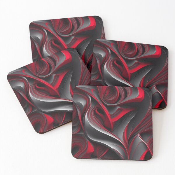 Artikelvorschau, Black and red abstract metal pattern entworfen und verkauft von Rothnaric.