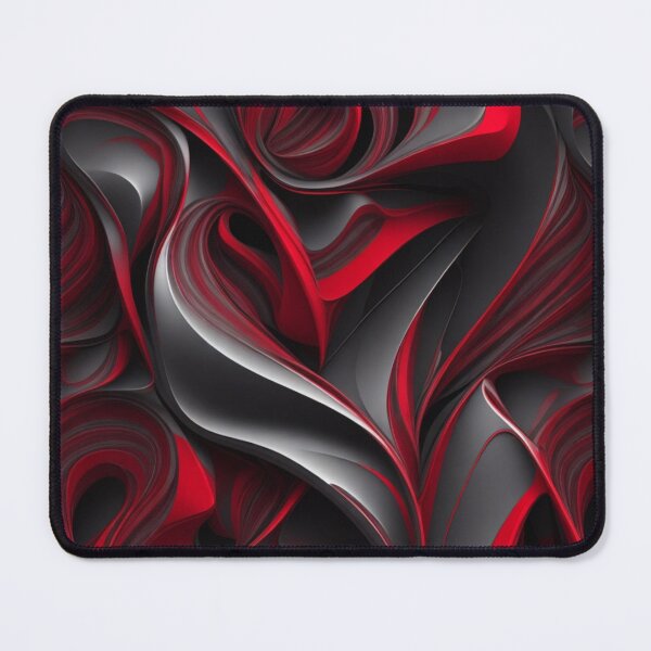 Item preview, Black and red abstract metal pattern designed and sold by Rothnaric.