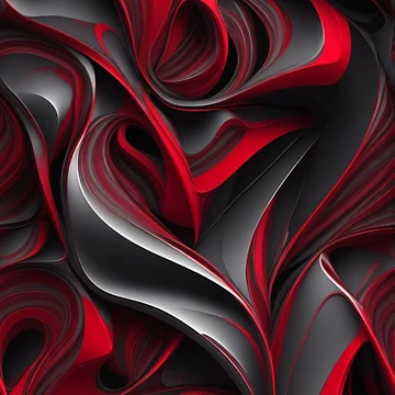 Aperçu de l'œuvre Black and red abstract metal pattern de Rothnaric