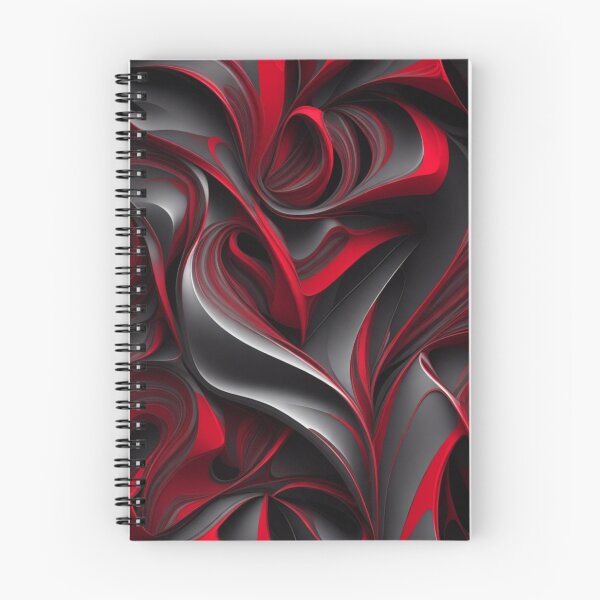 Item preview, Black and red abstract metal pattern designed and sold by Rothnaric.