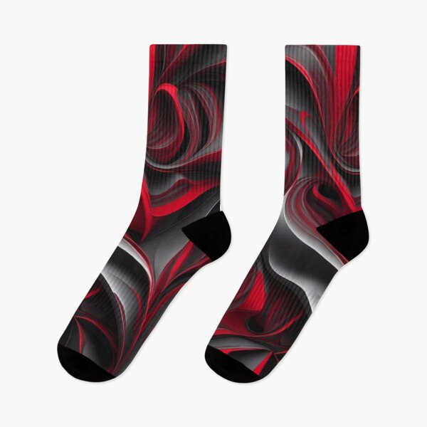Item preview, Black and red abstract metal pattern designed and sold by Rothnaric.