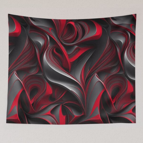 Artikelvorschau, Black and red abstract metal pattern entworfen und verkauft von Rothnaric.