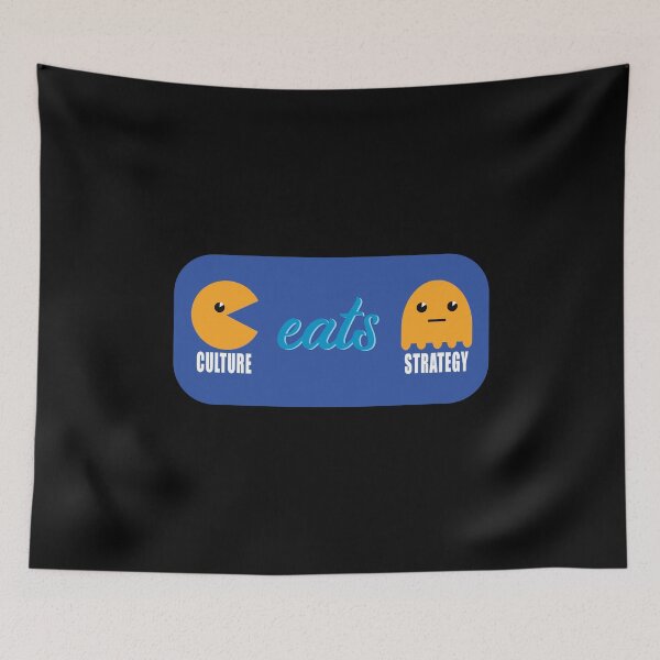Item preview, Culture Eats Strategy For Breakfast Blue designed and sold by bettercolors.