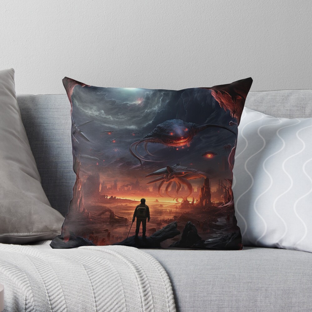 Item preview, Throw Pillow designed and sold by garretbohl.
