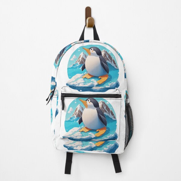 Item preview, Cute Penguin on ice with snow mountain designed and sold by Jayjaynaenae.