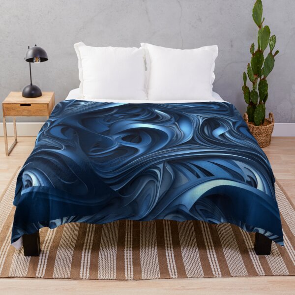 Artikelvorschau, Black and blue abstract metal pattern entworfen und verkauft von Rothnaric.
