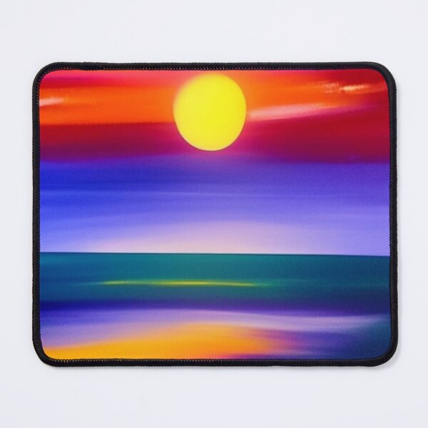 Item preview, sunset on the ocean designed and sold by aipaint.
