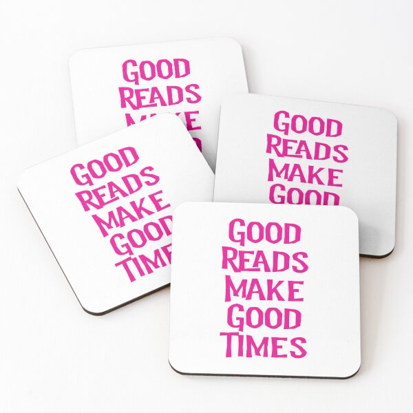 Item preview, Good Reads Make Good Times - PINK designed and sold by SorryFrog.