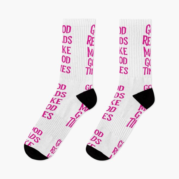 Item preview, Good Reads Make Good Times - PINK designed and sold by SorryFrog.