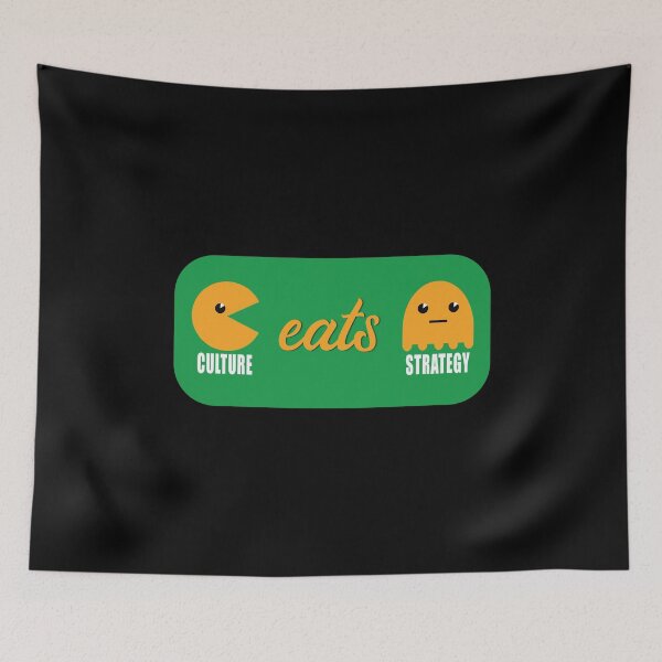 Item preview, Culture Eats Strategy For Breakfast Green designed and sold by bettercolors.