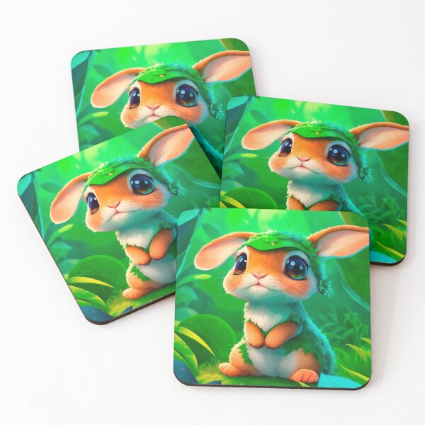 Item preview, Cute Baby Rabbit In The Jungle designed and sold by Yoselin Moran.
