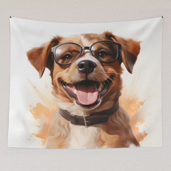 Item preview, A Smart and Cool Dog designed and sold by Cr-AI-tive.