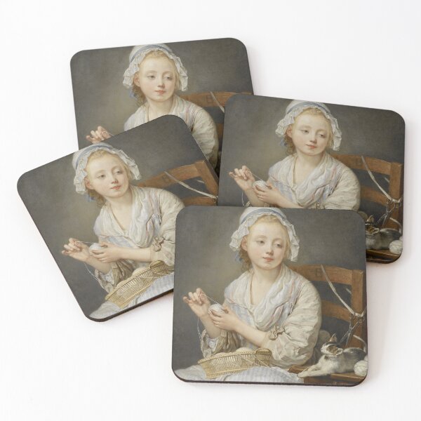 Item preview, Jean Baptiste Greuze - The Wool Winder designed and sold by Art And Artist.