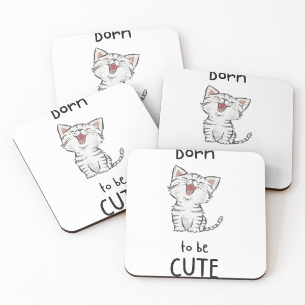 Item preview, Born to be cute - black font designed and sold by LEVI SALVIAN JANITRA.