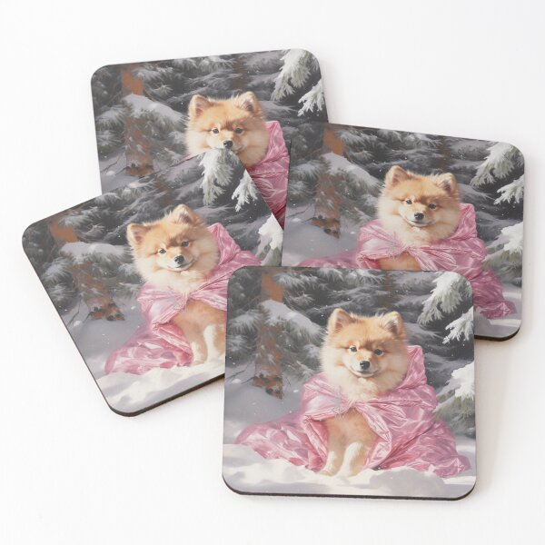 Item preview, Finnish Lapphund In Winter designed and sold by Nocturne  Paws.