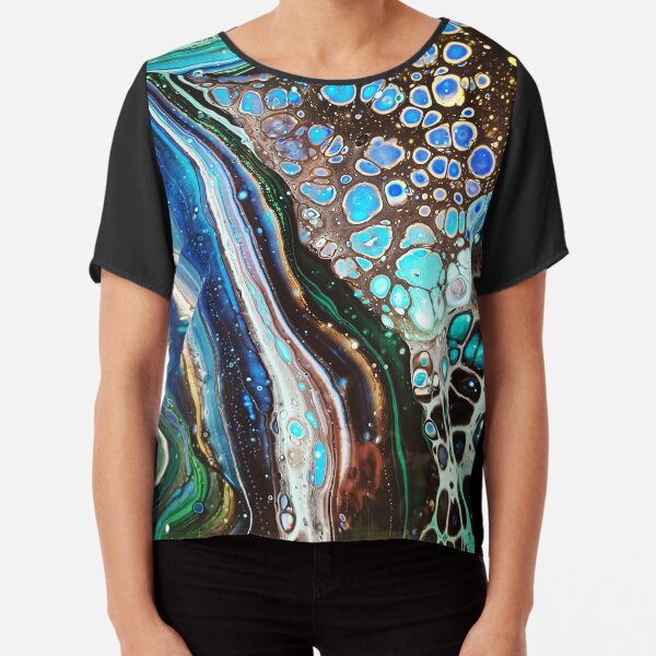 intergalactic shadow. Chiffon Top