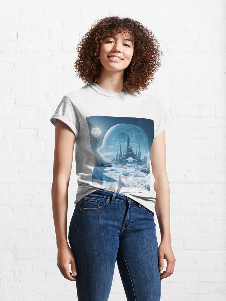 Thumbnail 4 of 7, Classic T-Shirt, Frozen City of the Future designed and sold by Garret Bohl.