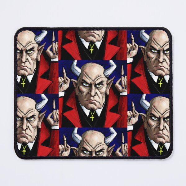 Item preview, Aleister Crowley as a demon designed and sold by LoveEqualsLaw.