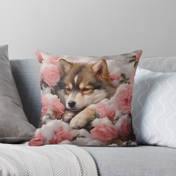 Item preview, Finnish Lapphund And Roses designed and sold by Nocturne  Paws.