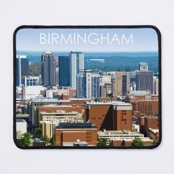 Item preview, Birmingham, Alabama, USA, City Print designed and sold by summattodraw.