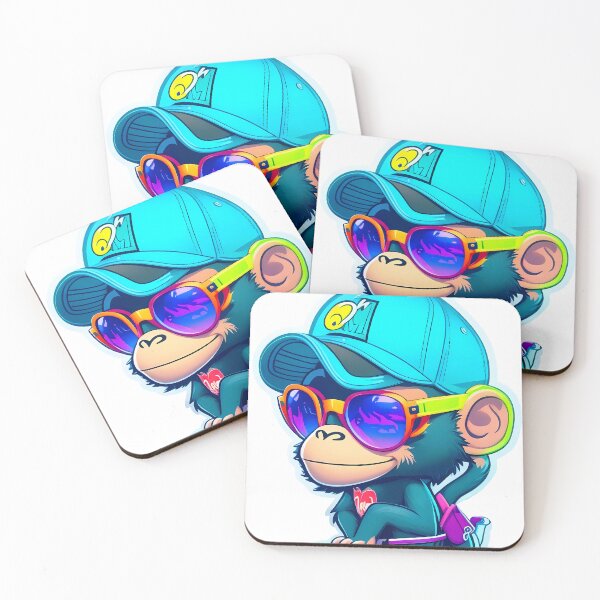 Item preview, Cute Neon Monkey designed and sold by Crazy4Graphics.