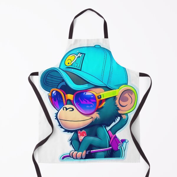 Item preview, Cute Neon Monkey designed and sold by Crazy4Graphics.