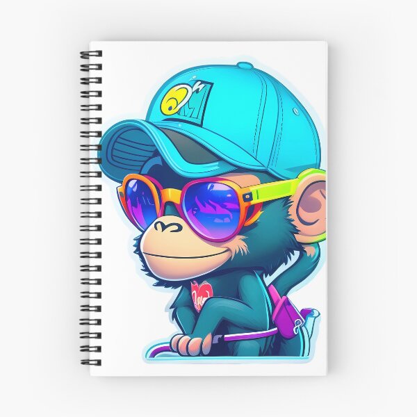 Item preview, Cute Neon Monkey designed and sold by Crazy4Graphics.