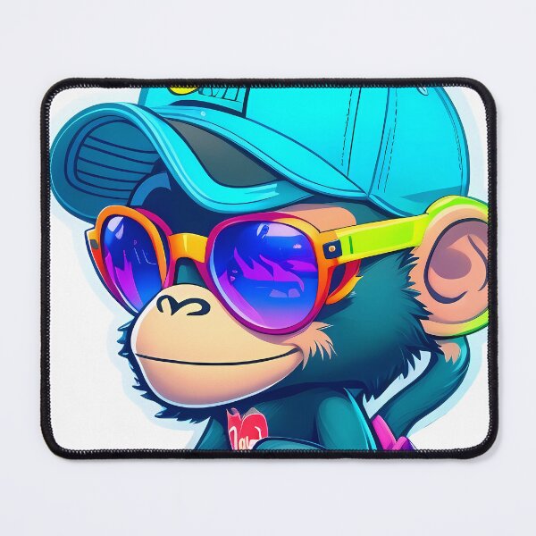 Item preview, Cute Neon Monkey designed and sold by Crazy4Graphics.