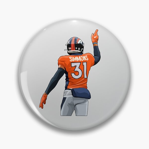 Item preview, Justin Simmons #31 Crowds Sign designed and sold by EndZoneEmporium.