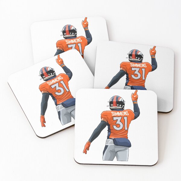 Item preview, Justin Simmons #31 Crowds Sign designed and sold by EndZoneEmporium.