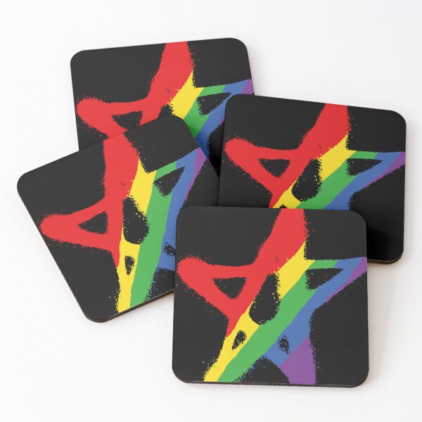 Item preview, rainbow star graffiti designed and sold by czarnyfeniks.