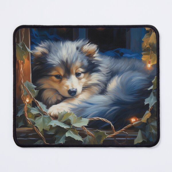 Item preview, Finnish Lapphund Puppy Art designed and sold by Nocturne Paws.
