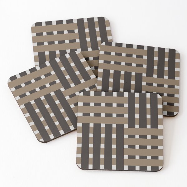 Item preview, Fabric Weave Design - Matt Rib Weave Irregular Pattern - Luxury Brown designed and sold by DesignCentrum.