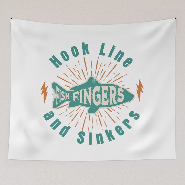 Item preview, Fish finger fisherman designed and sold by CyberWindow.