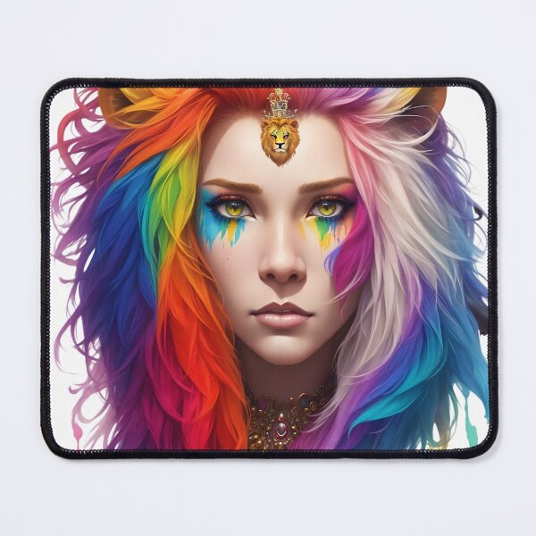 Item preview, Rainbow Lion Woman designed and sold by salinee20.