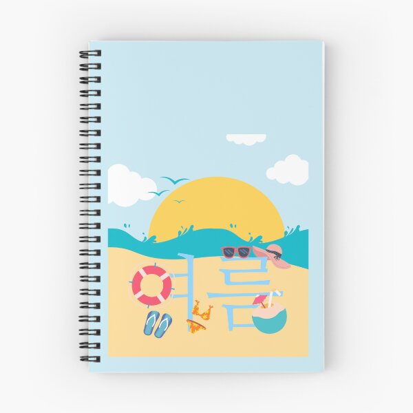 Item preview, Summer, Seasons in Hangul, Korean, Flowers designed and sold by iCherryRed.