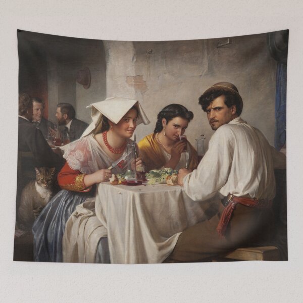 Item preview, Carl Bloch - In a Roman Osteria designed and sold by Art And Artist.