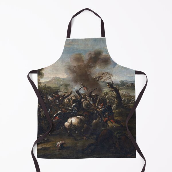 Item preview, Ciccio Napoletano - A Cavalry Battle Scene designed and sold by Art And Artist.